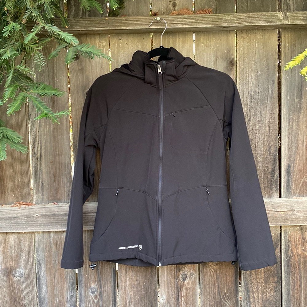 Free Country Womens Midweight Softshell Jacket with Detachable Hood